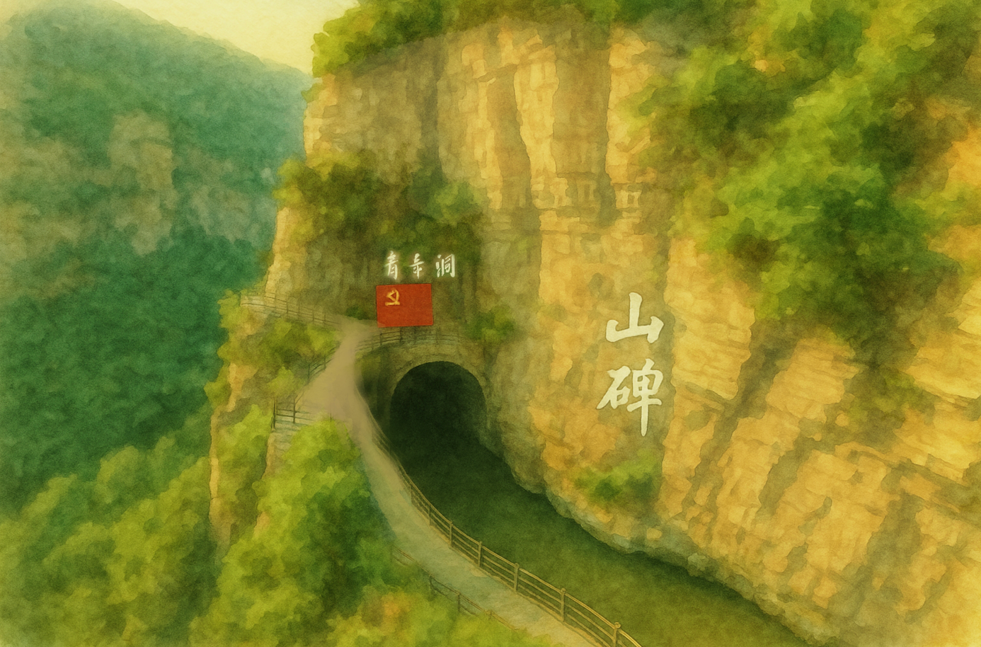 青年洞图